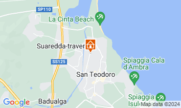 Mapa San Teodoro Apartamento 126803