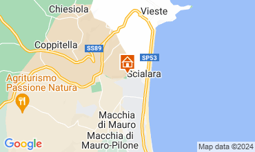 Mapa Vieste Villa 113421