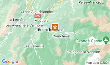 Mapa Courchevel Chalet 127162