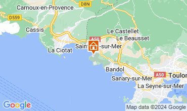 Mapa Saint Cyr sur Mer Estudio 110762