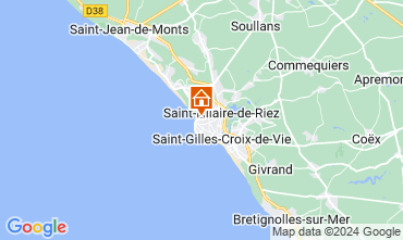 Mapa Saint Hilaire de Riez Casa 51364