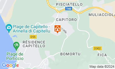 Mapa Porticcio Villa 117772