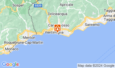 Mapa Ventimiglia Apartamento 127761