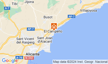 Mapa Alicante Apartamento 55110