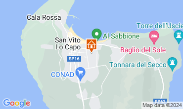 Mapa San Vito lo Capo Apartamento 113574