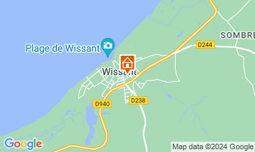 Mapa Wissant Casa rural 113121