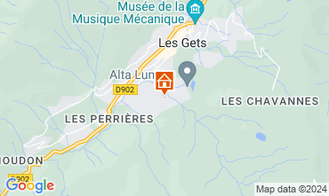 Mapa Les Gets Chalet 112178