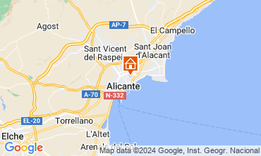 Mapa Alicante Apartamento 127719