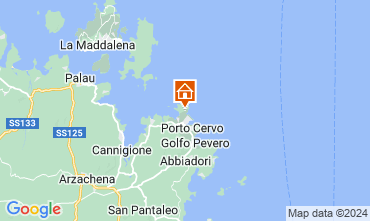 Mapa Porto Cervo Villa 125078