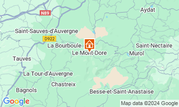 Mapa Le Mont Dore Apartamento 3876