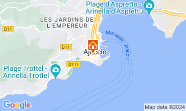 Mapa Ajaccio Estudio 118240