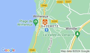 Mapa Wimereux Villa 88410
