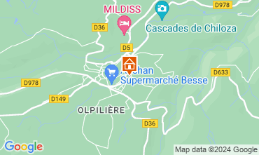 Mapa Besse et Saint Anastaise Apartamento 124446