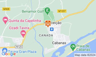 Mapa Cabanas de Tavira Apartamento 56656