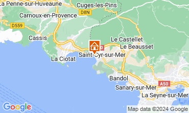 Mapa Saint Cyr sur Mer Estudio 114105