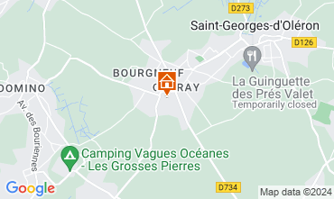 Mapa Saint Georges d'Olron Villa 6899