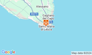 Mapa Santa Maria di Leuca Apartamento 84452