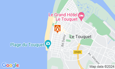 Mapa Le Touquet Apartamento 101891