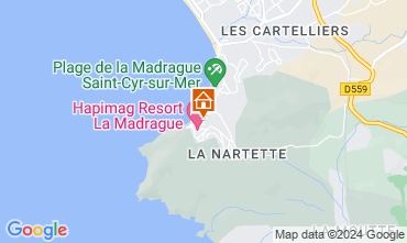 Mapa Saint Cyr sur Mer Apartamento 127057