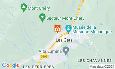 Mapa Les Gets Chalet 1350