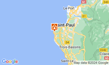 Mapa Saint-Gilles les Bains Villa 124511