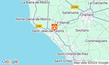 Mapa Saint Jean de Monts Mobil home 129287