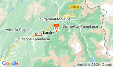 Mapa Les Arcs Apartamento 59509