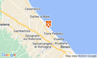 Mapa Bellaria Igea Marina Apartamento 127449