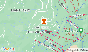 Mapa Les Arcs Apartamento 89727