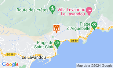 Mapa Le Lavandou Apartamento 127788