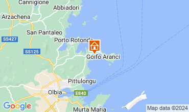 Mapa Golfo Aranci Apartamento 121949