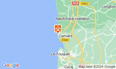 Mapa Le Touquet Apartamento 105993