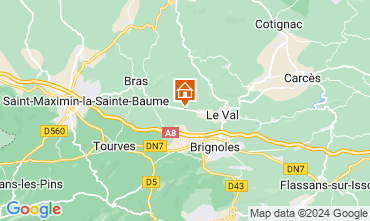 Mapa Brignoles Villa 128927