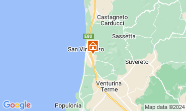 Mapa San Vincenzo Apartamento 128561