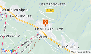 Mapa Serre Chevalier Chalet 47619