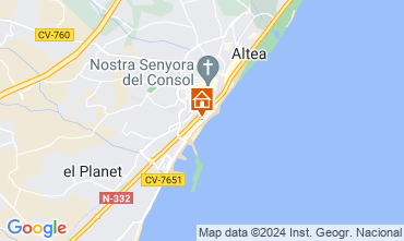 Mapa Altea Apartamento 127976