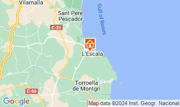 Mapa L'Escala Villa 107579