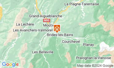 Mapa Brides Les Bains Casa 120926