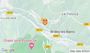 Mapa Brides Les Bains Casa 120926