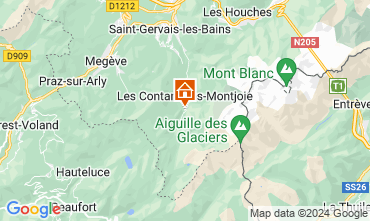 Mapa Les Contamines Montjoie Apartamento 48559