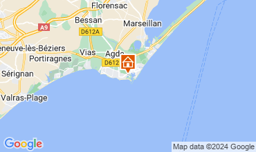 Mapa Agde Apartamento 127380