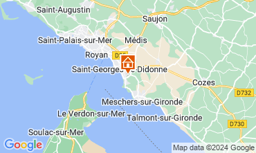 Mapa Saint Georges de Didonne Apartamento 22212