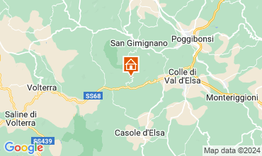 Mapa San Gimignano Apartamento 63249