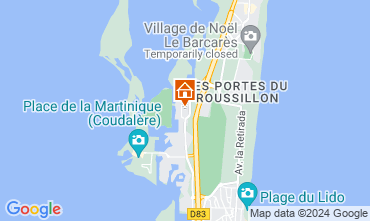 Mapa Le Barcares Casa 74693
