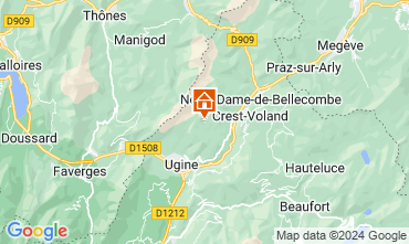 Mapa La Plagne Apartamento 120989