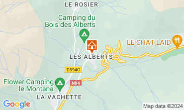 Mapa Montgenvre Chalet 59743