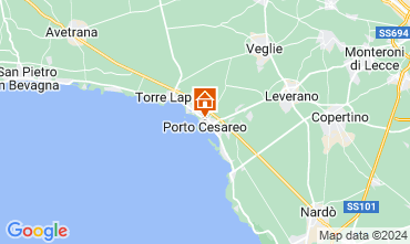 Mapa Porto Cesareo Apartamento 128546
