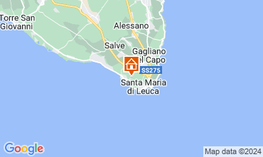 Mapa Santa Maria di Leuca Apartamento 74931