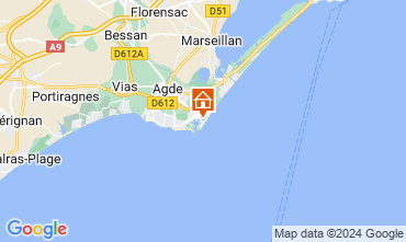 Mapa Cap d'Agde Apartamento 111106