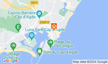Mapa Cap d'Agde Apartamento 111106